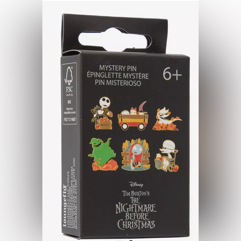 TWO Loungefly Disney The Nightmare Before Christmas Fall Blind Box pins